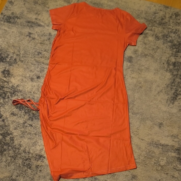 NWT San Francisco 49ers Women's Red Midi Dress - Picture 4 of 4